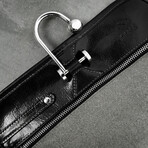 Dracula // Leather Hanging Wash Bag Toiletry Bag // Black (Black)