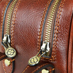 All The Kings Men // Leather Toiletry Bag // Brown