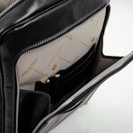 The Sun Also Rises // Leather Backpack // Black