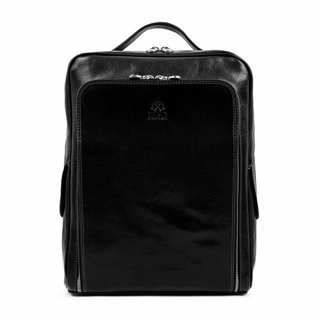 The Sun Also Rises // Leather Backpack // Black