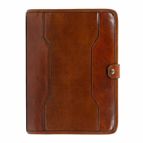 The Call Of The Wild // Leather Organizer // Cognac Brown