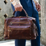 East of Eden // Full Grain Leather Bag // Brown