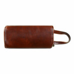 All The Kings Men // Leather Toiletry Bag // Brown