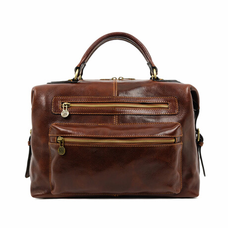 East of Eden // Full Grain Leather Bag // Brown