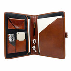 The Call Of The Wild // Leather Organizer // Cognac Brown
