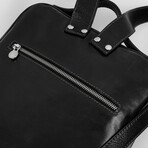 The Sun Also Rises // Leather Backpack // Black