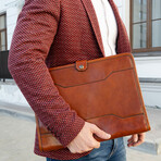 The Call Of The Wild // Leather Organizer // Cognac Brown