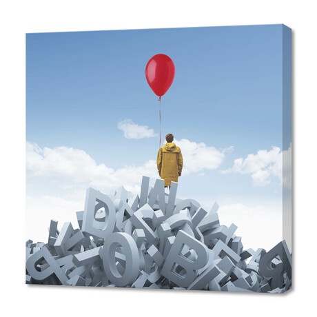 Without Words (12"W x 12"H x 0.75"D)