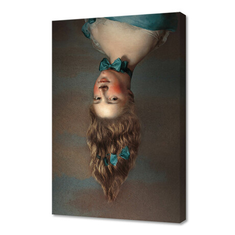 Upside Down Girl (12"W x 8"H x 0.75"D)