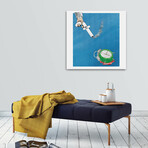 Killing Time on Facebook (12"W x 12"H x 0.75"D)