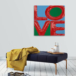 LOVE - Baloon (12"W x 12"H x 0.75"D)