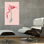 Sneaker Flamingo (12"W x 8"H x 0.75"D)