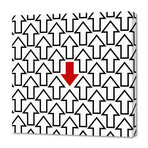 Arrow (12"W x 12"H x 0.75"D)