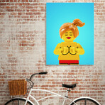Lego Girl Gone Wild (10"H x 8"W x 0.75"D)