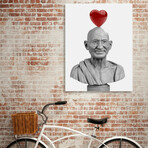 LOVE GHANDI (10"H x 8"W x 0.75"D)