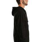 French Terry Hoodie // Black (L)