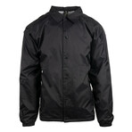 Nylon Coach Jacket // Black (S)