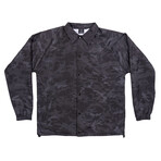 Nylon Coach Jacket // Black Camo (M)
