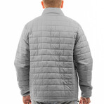 Quilted Puffer Jacket // Steel (S)