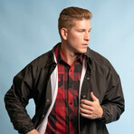 Nylon Coach Jacket // Black (S)