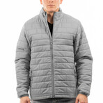 Quilted Puffer Jacket // Steel (S)