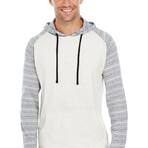 Jersey Hoodie// Heather Ecru (M)