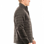 Quilted Puffer Jacket // Black (S)