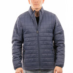 Quilted Puffer Jacket // Navy (3XL)