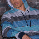 Fleece Pullover // Light Blue + Black (S)