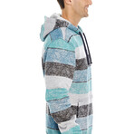 Fleece Pullover // Light Blue + Black (S)