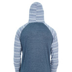 Jersey Hoodie// Navy (S)