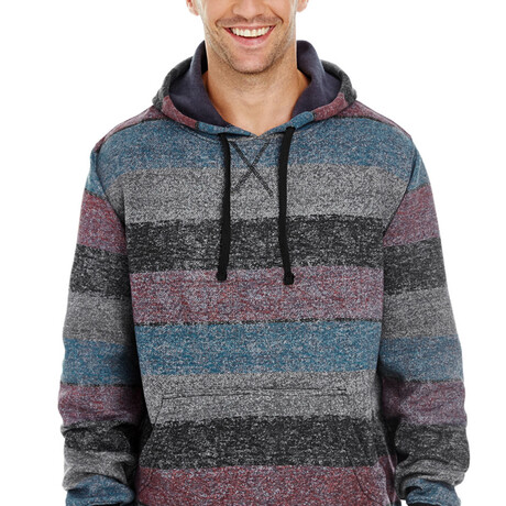 Fleece Pullover // Red + Black (S)