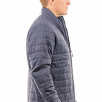 Quilted Puffer Jacket // Navy (3XL)