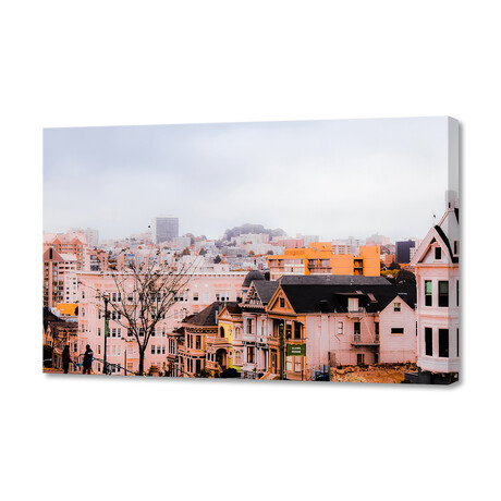 Before Sunset City View at Alamo Square, San Francisco (12"H x 8"W x 0.75"D)