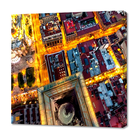 Aerial of the Center (12"H x 12"W x 0.75"D)