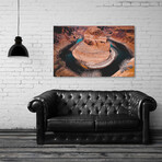 River and Horseshoe Bend view at Arizona USA (12"H x 8"W x 0.75"D)