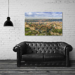 Vatican Gardens Aerial View, Rome, Italy (12"H x 8"W x 0.75"D)