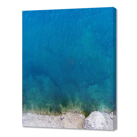 Sea Aerial View (8"W x 10"H x 0.75"D)