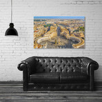 Rome Aerial View from Saint Peter Basilica Viewpoint (12"H x 8"W x 0.75"D)