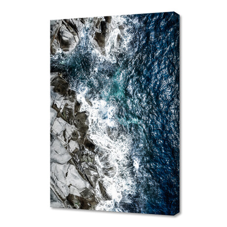 Skagerrak Coastline - Aerial Photography (8"H x 12"W x 0.75"D)