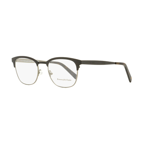 Ermenegildo Zegna Classic Eyeglasses // Matte Black + Havana