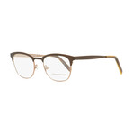 Ermenegildo Zegna Classic Eyeglasses // Matte Brown + Horn