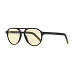Ermenegildo Zegna Pilot Eyeglasses // Black