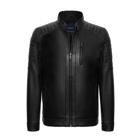 Gordon Leather Jacket // Black (M)