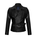 Slim Fit // Biker Jacket // Black (XL)