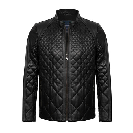 Frank Leather Jacket // Black (S)