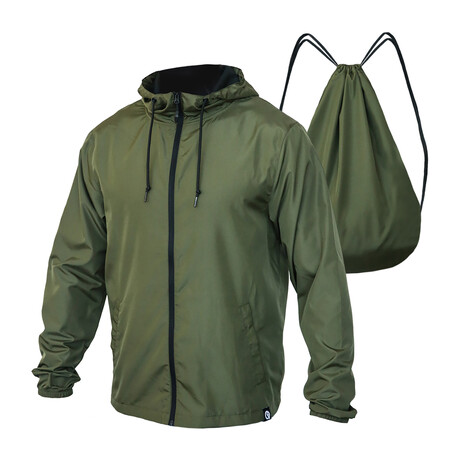 Dryflip Windbreaker // Tactical Green (XS)