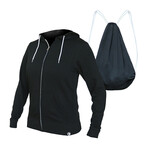 Women's Hero Hoodie Lite // Black (L)