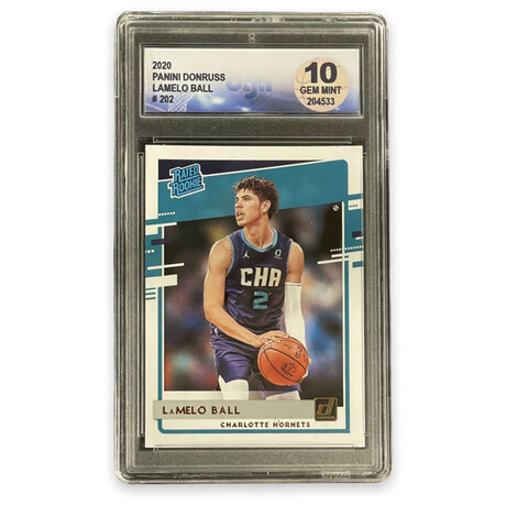 Lamelo Ball // 2020 Panini Donruss // Rookie Card // DGA 10 Gem Mint
