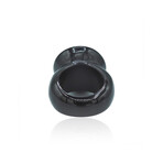 18k White Gold Diamond + Onyx Ring // Ring Size: 7 // Pre-Owned